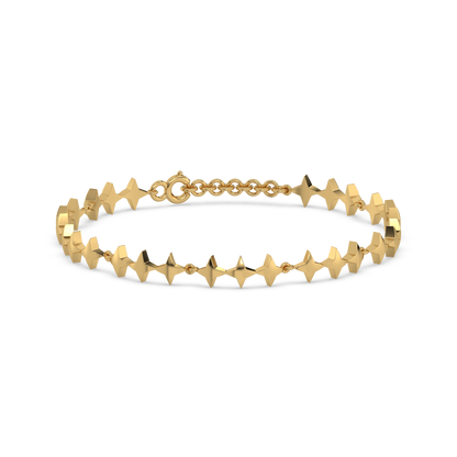 Twinkling Star - 18kt Gold Vermeil Tennis Bracelet