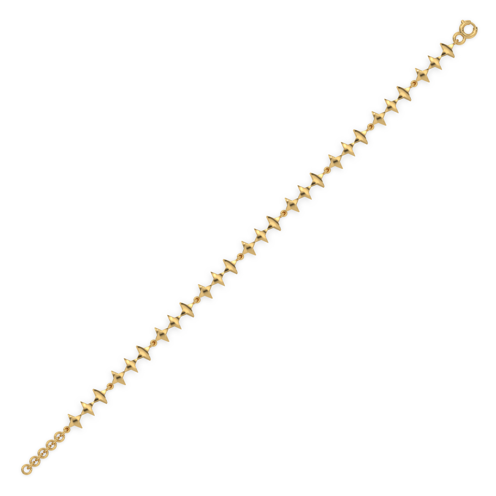 Twinkling Star - 18kt Gold Vermeil Tennis Bracelet 1