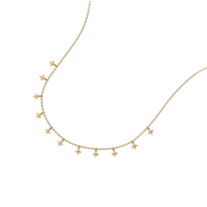 Twinkling Star - 18kt Gold Vermeil Charm Necklace