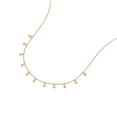 Twinkling Star - 18kt Gold Vermeil Charm Necklace