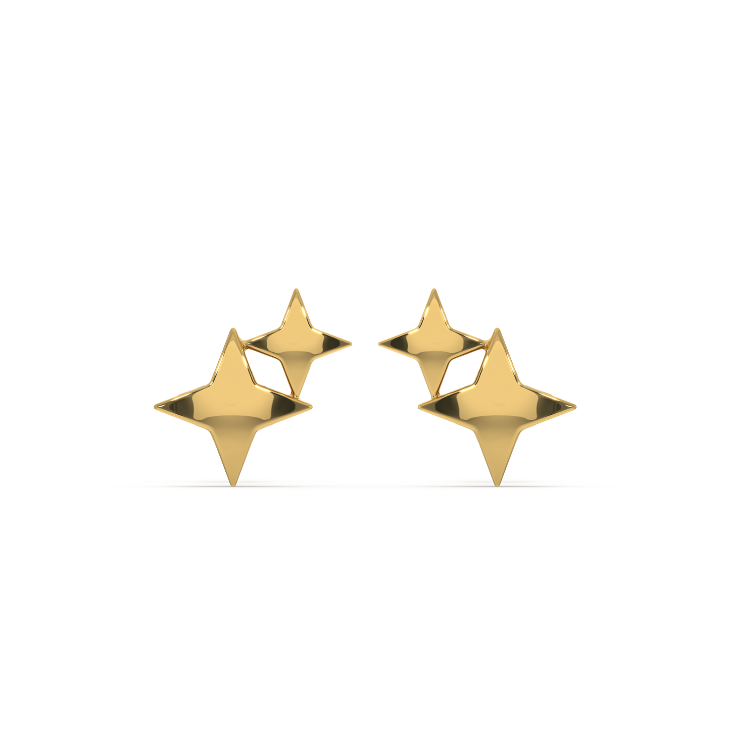 Twinkling Star Studs  - 18kt Gold Vermeil Earrings