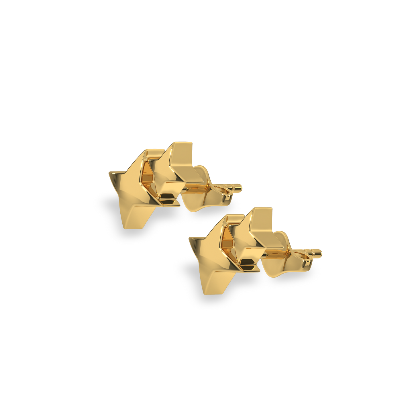 Twinkling Star Studs  - 18kt Gold Vermeil Earrings