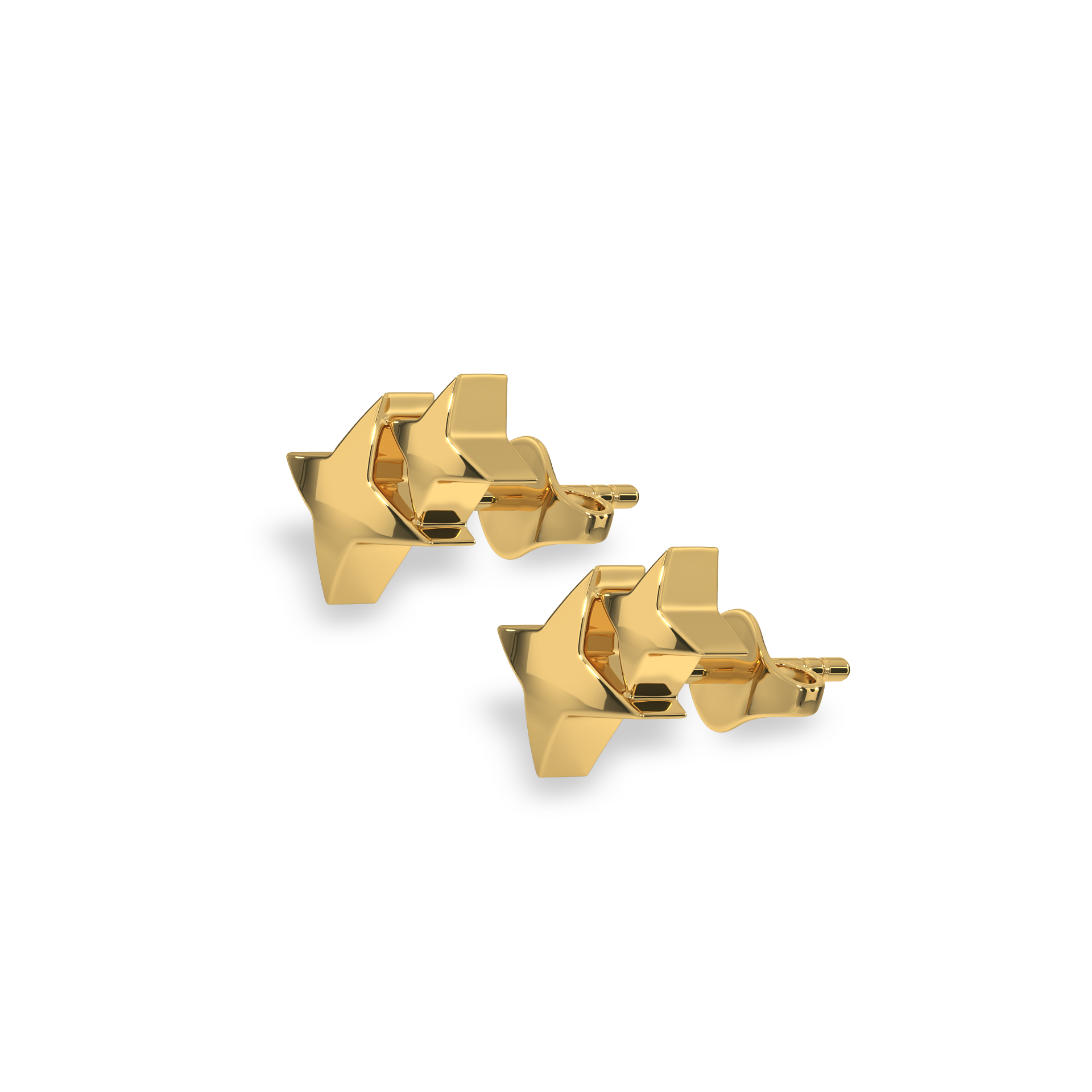 Twinkling Star Studs  - 18kt Gold Vermeil Earrings