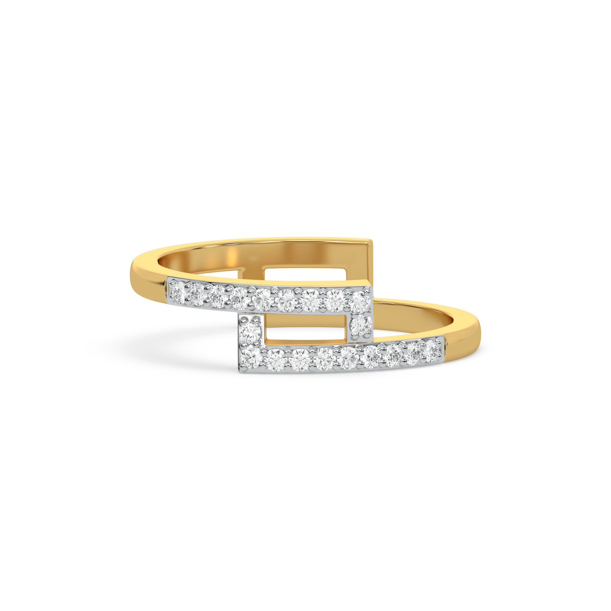 Urban Edge-18kt Gold Vermeil Lab Grown Diamond Ring