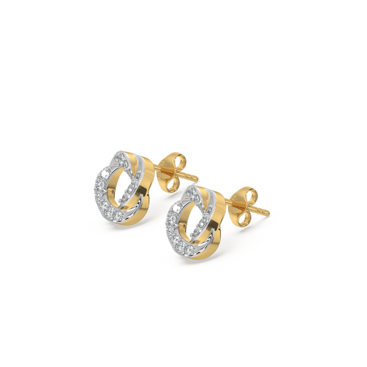 Urban Studs - 18kt Gold Vermeil Lab Grown Diamond Earrings