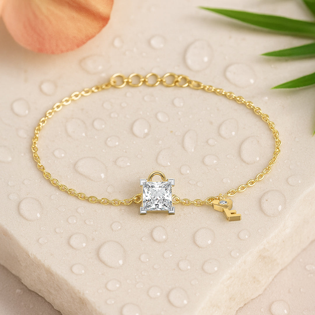 Unlock Me - Lab Diamond Bracelet