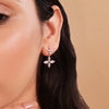 Daffodil Drops Pure 14k Gold Lab Grown Diamond Earrings - Lukson 