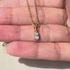 Aura Oval Solitaire Pure Gold Lab Diamond Pendant