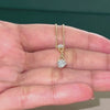 Double Drop – Pure Gold Lab Diamond Pendant and Drop Earrings Set