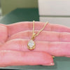 Pear Petals Lab Grown Diamond Pendant