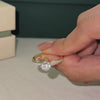 Enchanted Heart Pure Gold Lab Diamond Engagement Ring