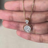 Empress Crown Pure Gold Lab Grown Diamond Pendant