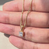 Modern Muse Pure Gold Lab Diamond Pendant