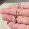 Lumina Emerald Pure Gold Lab Diamond Pendant