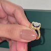 Evil Eye Aura Lab Grown Diamond Ring