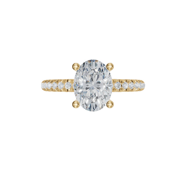 Yellow Gold | Halo | Oval