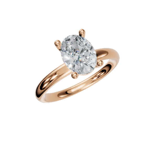Rose Gold | Solitaire | Round