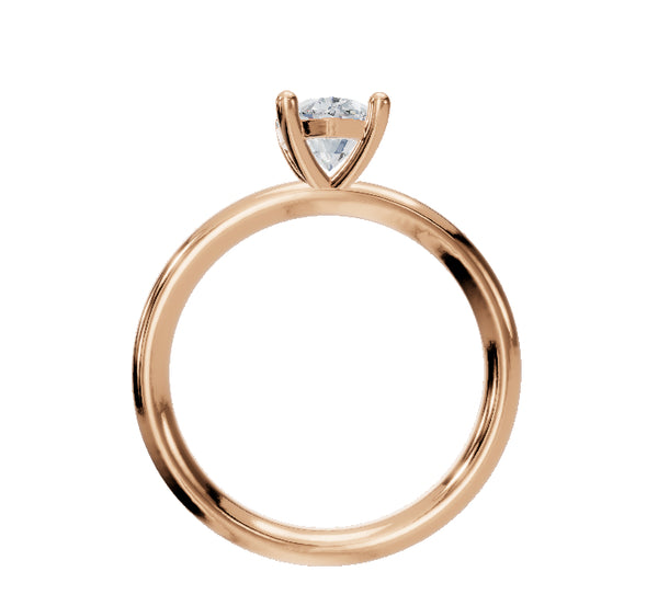 Rose Gold | Solitaire | Round