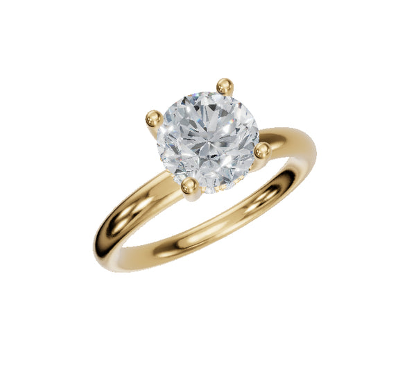 Yellow Gold | Solitaire | Round