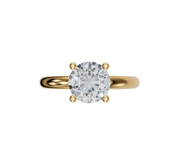 Yellow Gold | Solitaire | Round