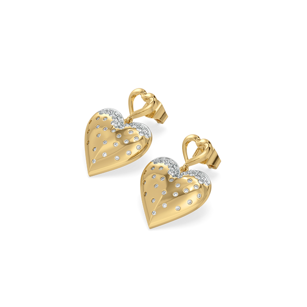 Lukson | lab grown diamond promise earrings