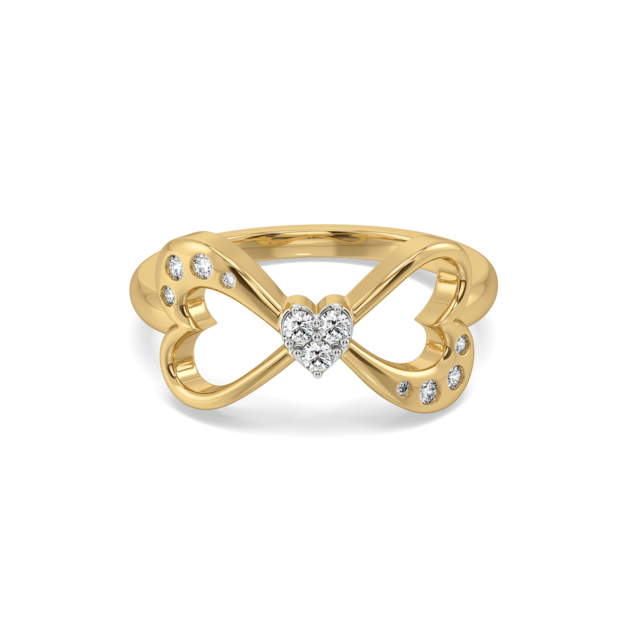 Endless Love Heart Lab Grown Diamond Ring
