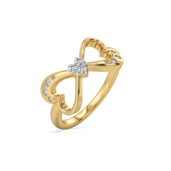 Lukson Heart Unfold Lab Grown Diamond Ring